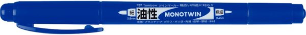 Tombow Doppel-Fineliner MONO twin, blau