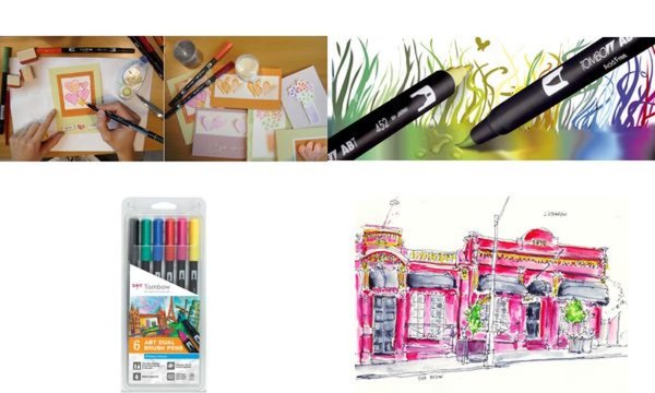 Image Tombow_Doppelfasermaler_ABT_DUAL_B_RUSH_PEN_img2_4398485.jpg Image