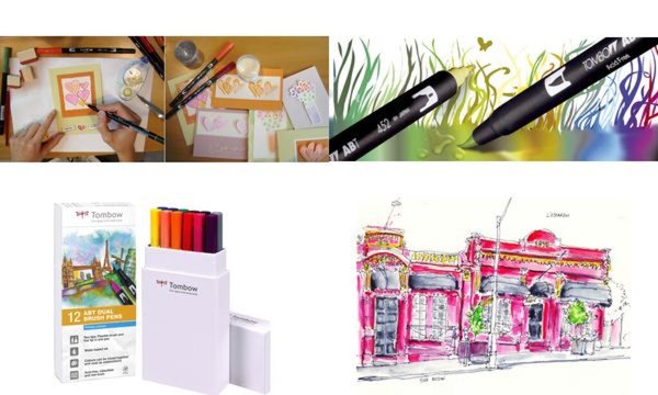 Image Tombow_Doppelfasermaler_ABT_DUAL_B_RUSH_PEN_img2_4398487.jpg Image