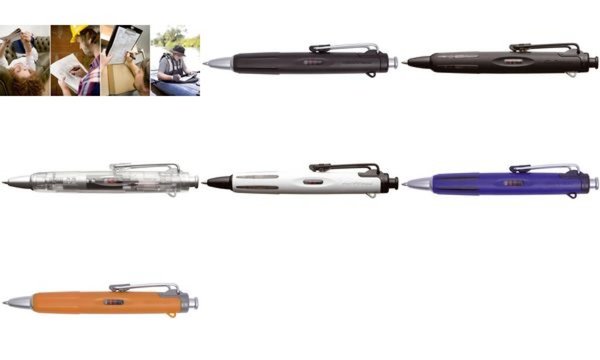 Tombow Druckkugelschreiber AirPres s Pen, orange/silber (1230070)