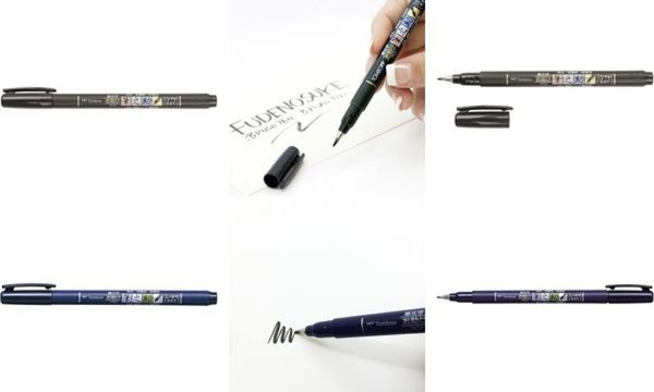 Tombow Kalligraphie-Stift Fudenosuk e, Härtegrad 2, schwarz (1230366)
