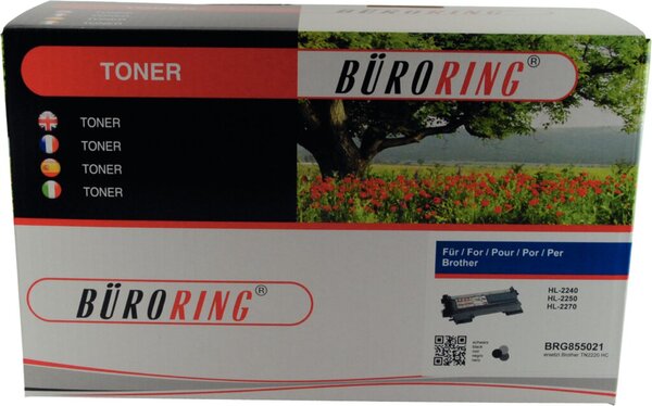 Toner Cartridge schwarz für Brother HL-2240/D 2250DN, 2270DW