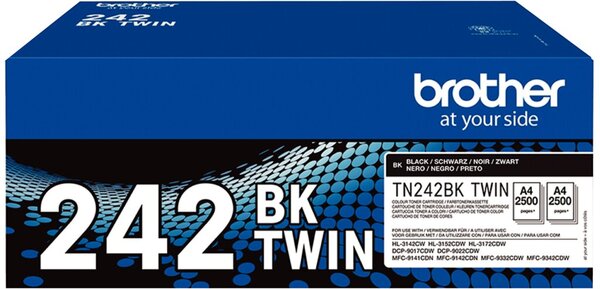 Toner TN-242BK schwarz TwinPack für DCP-9022CDW, HL-3142CW, HL-3152CDW