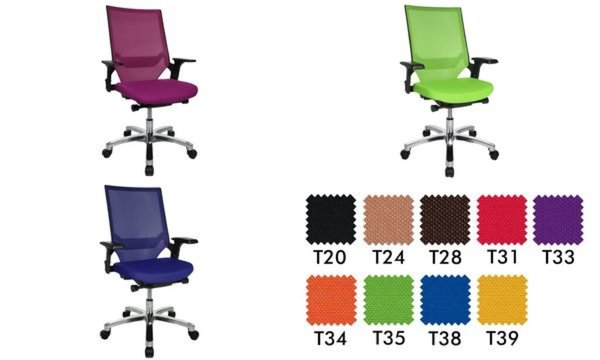 Topstar Bürodrehstuhl Autosyncron 1, schwarz (77240128)