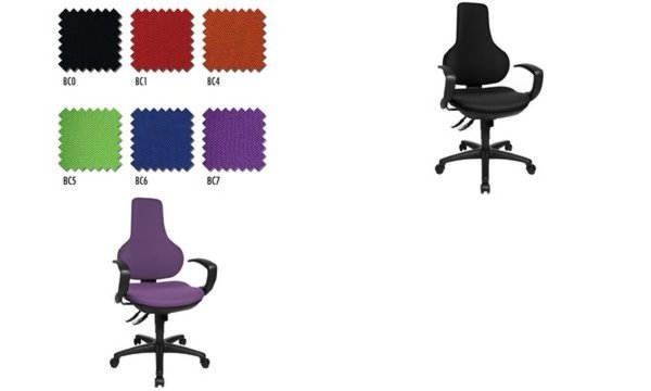 Topstar Bürodrehstuhl Ergo Point S Y, schwarz (70570025)