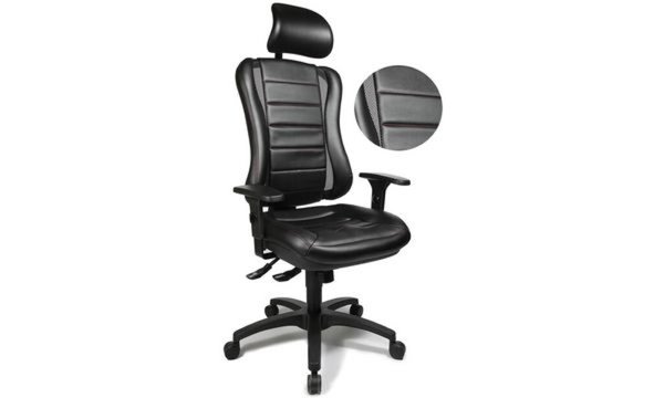 Topstar Bürodrehstuhl Head Point R S, schwarz / schwarz (77400067)
