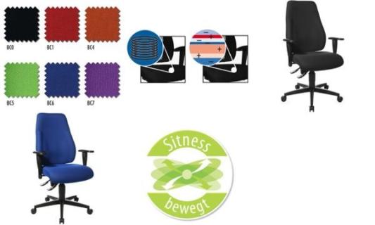 Topstar Bürodrehstuhl Lady Sitness , schwarz (77240075)