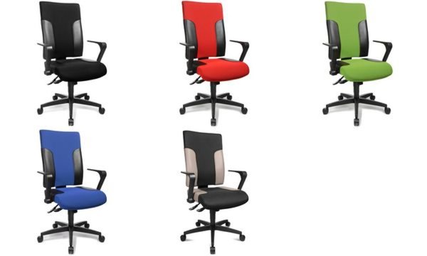 Topstar Bürodrehstuhl Two 20, grü n / schwarz (77400065)