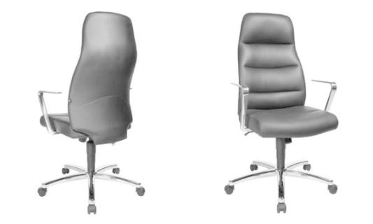 Topstar Chefsessel Chairman 70, E chtleder, schwarz (77240250)