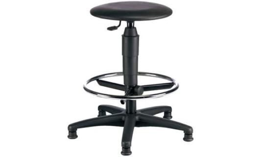 Topstar Drehhocker TEC 60 Skai Cou nter, schwarz (70722603)