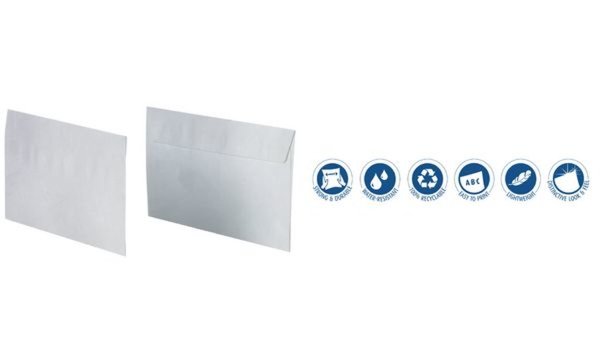Tyvek Briefumschlag, DIN lang, 110 x 220 mm, weiß (8776219)