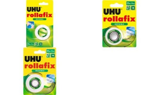 UHU Klebefilm rollafix invisible, i nkl. Handabroller (5664600)