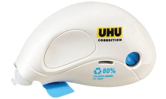 UHU Korrekturroller Compact, weiß, 5 mm x 10 m (5664657)