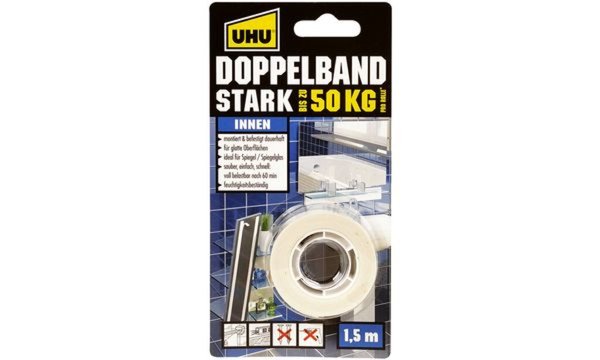 UHU Montage-Klebeband STARK, doppel seitig, bis 50 kg (5652033)