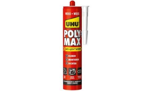 UHU Montagekleber POLYMAX EXPRESS, weiß, 425 g Kartusche (5664555)