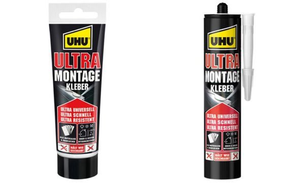 UHU Montagekleber Ultra, lösemittel frei, 100 g Tube (5664517)