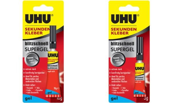 UHU Sekundenkleber blitzschnell SUP ERGEL, 3 g (5651133)