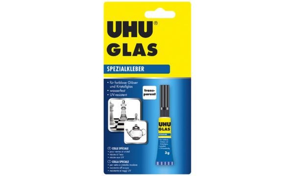 UHU Spezialkleber GLAS, 3 g in der Tube (5652028)