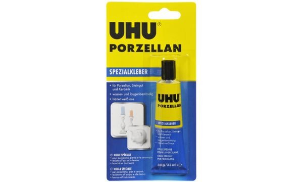 UHU Spezialkleber PORZELLAN, 30 g i n der Tube (5652030)