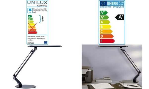 UNiLUX LED-Tischleuchte RUMBA, schw arz (64000263)