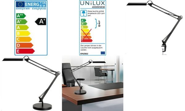 UNiLUX LED-Tischleuchte SWINGO, wei ß (64000311)