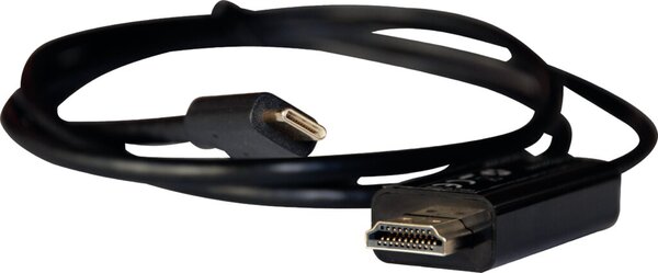 USB-C auf HDMI Kabel, 1,0m, schwarz 