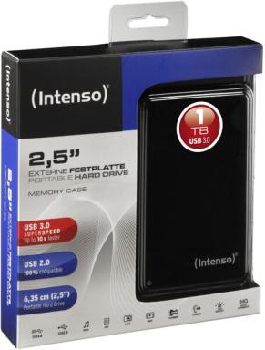 USB3.0 1TB Intenso Memory Case schwarz