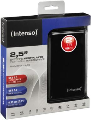 USB 2TB Intenso Memory Case USB 3.0 schwarz
