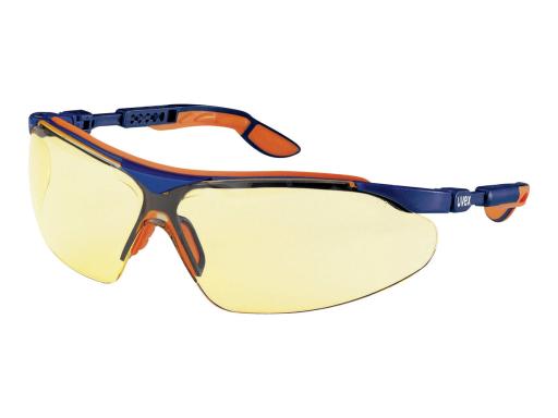 UVEX Schutzbrille i-vo 9160 blau, orange (9160520)