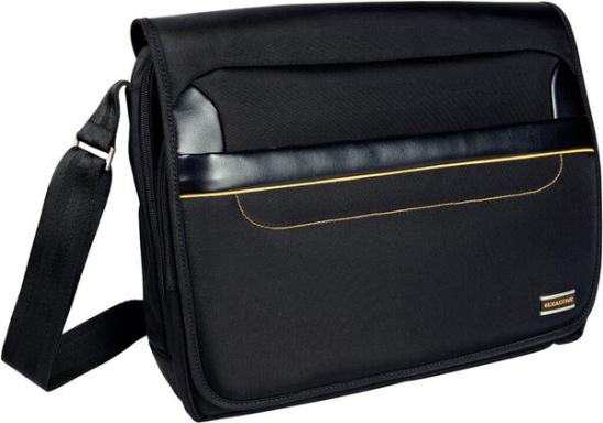 Umhängetasche Exactive für Laptop 15,6", schwarz, Magnetverschluss,