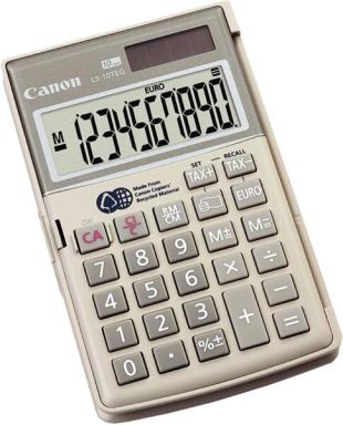 Umweltfreundlicher Taschenrechner mit 10-stelligem Display
