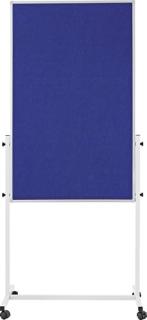 Universal-Board 3 in 1, Filz blau 750x1200mm, Alurahmen