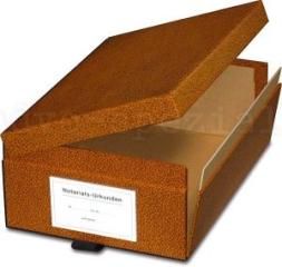 Urkundenkasten seitlich aufklappbar, braun Urkundenkasten seitlich aufklappbar, braun