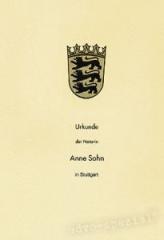 Urkundenumschläge BADEN-WÜRTEMBERG chamois, Druck: LW farbig, Text schwarz Urkundenumschläge BADEN-WÜRTEMBERG chamois, Druck: LW farbig, Text schwarz