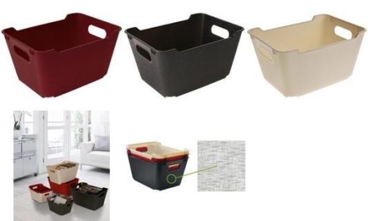 keeeper Aufbewahrungsbox lotta, 1 ,8 Liter, bordeaux (6440123)