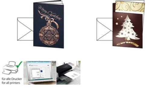 sigel Weihnachtskarte Dancing Tree , A6 (A5) (8202276)