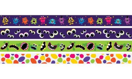 HEYDA Deko-Klebeband Deko-Tapes Mo nster, 4er Set (57301145)