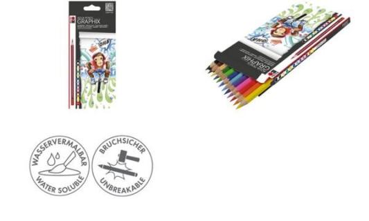 Marabu Aquarellbuntstift GRAPHIX, FUNKY MONKEY (57201771)
