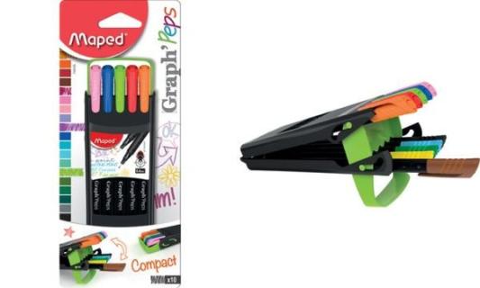 Maped Fineliner GraphPeps COMPACT, 10er Kunststoff-Etui (82068759)