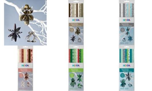 HEYDA Papier-Faltstreifen Christma s, türkis/mint (57301345)