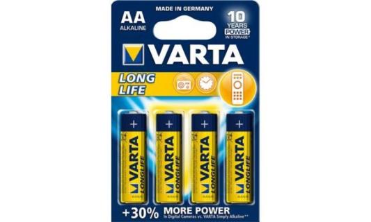 VARTA Alkaline Batterie Longlife, M ignon (AA/LR6) (3060838)