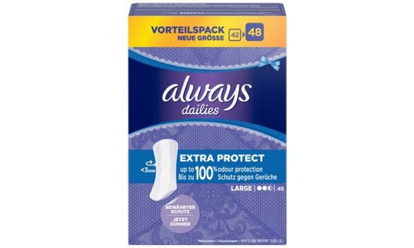 always Slipeinlage Daily Protect Long mit Frischeduft