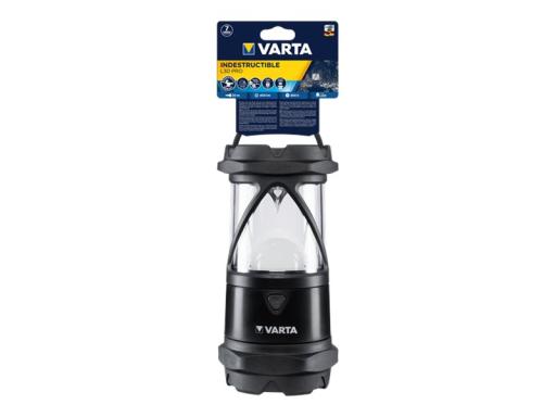 VARTA 18761101111 Indestructible L30 Pro LED Camping-Laterne 450 lm batteriebet