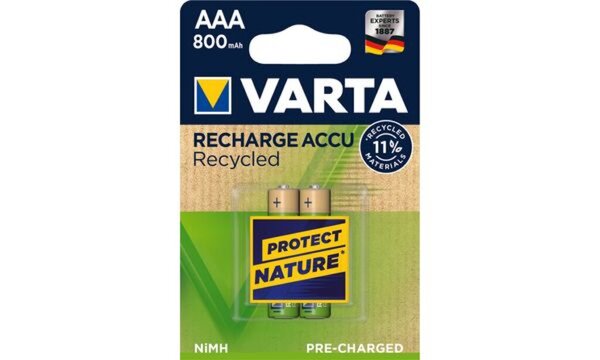 Image VARTA_Akku_RECHARGE_Recycled_AAA_HR03_800mAh_img1_3707648.jpg Image