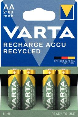 VARTA Akku RECHARGE Recycled AA  HR6  2100mAh           4St.