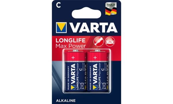 VARTA Alkaline Batterie LONGLIFE M ax Power, Baby (C/LR14) (3060788)