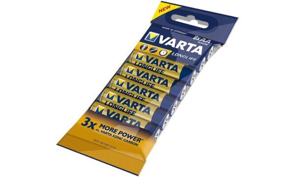 VARTA Batterie Longlife AA 4106 Akali 1,5V VE 8