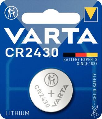 VARTA Batterie Varta Knopfzelle CR2430 3V 280mAh           1St.