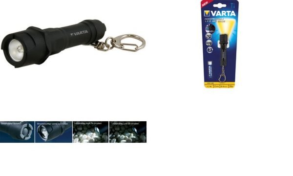 VARTA Indestructible Key Cain Light 1AAA 16701 mit Batterien