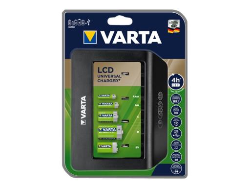 VARTA LCD Universal Charger+ ohne Akku Bestückung